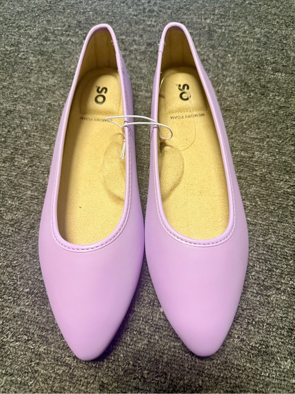 SO Memory Foam Pointed-Toe Flats